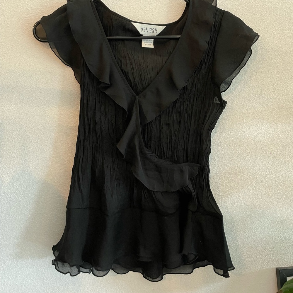 BLACK BLOUSE ALLISON TAYLOR